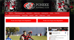 Desktop Screenshot of ponekerugby.com